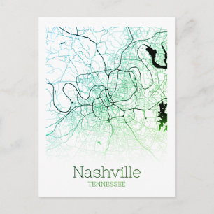 Carte de la ville de Nashville