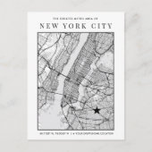 Carte de la ville de New York + Marquer un emplace (Devant)