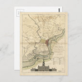 Carte de la ville de Philadelphie en Pennsylvanie  (Devant / Derrière)