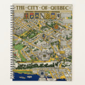 Carte de la ville de Québec (Devant)