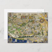 Carte de la ville de Québec (Devant / Derrière)