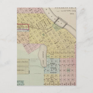 Carte de la ville de St. Cloud, Minnesota