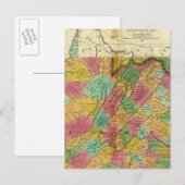 Carte de la Virginie et du Maryland (Devant / Derrière)