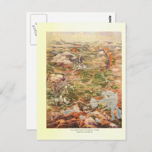 Carte de la vue 1910 aérienne - parc national de (Devant / Derrière)