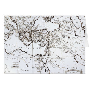 Carte de la zone orientale de l'empire romain