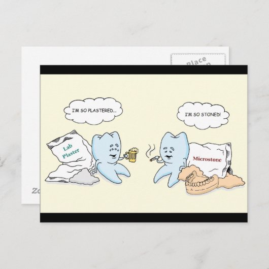 Carte de laboratoire dentaire (Devant / Derrière)