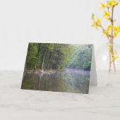 Carte de lac forest (Fleur jaune)