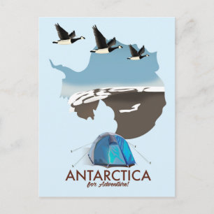Carte de l'affiche Antarctica For Adventure Travel