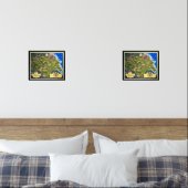 Carte de l'affiche de voyage du Yorkshire (Chambre à coucher)