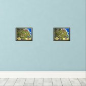 Carte de l'affiche de voyage du Yorkshire (Parquet)