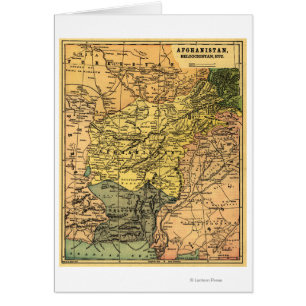 Carte de l'Afghanistan et des pays voisins