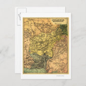 Carte de l'Afghanistan et des pays voisins (Devant / Derrière)