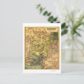 Carte de l'Afghanistan et des pays voisins (Debout devant)