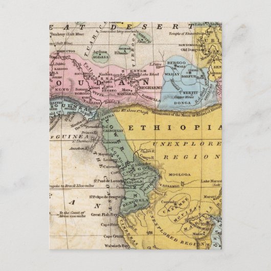 Carte de l'Afrique (Devant)