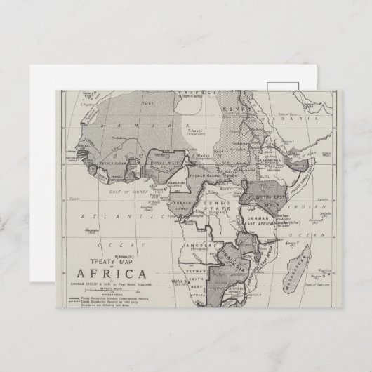 Carte de l'Afrique (Devant / Derrière)
