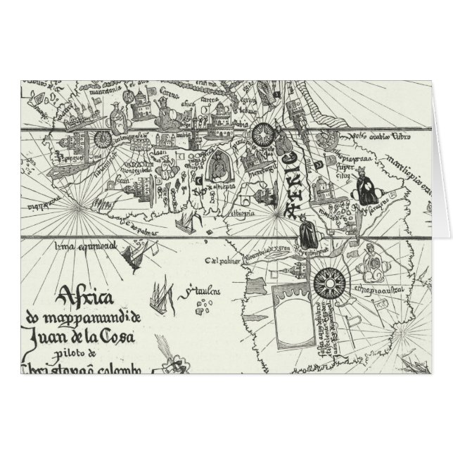 Carte de l'Afrique | 1500 (Devant horizontal)