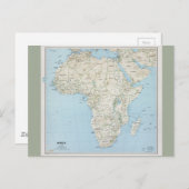 Carte de l'Afrique (1977) (Devant / Derrière)