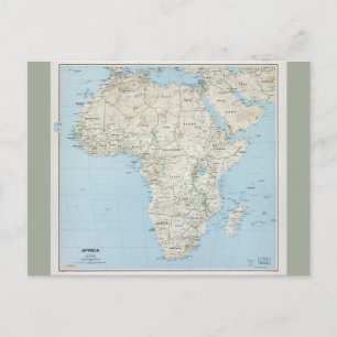 Carte de l'Afrique (1977)