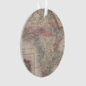 Carte de l'Afrique avec la Ste.Hélène (devant)