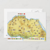 Carte de l'Afrique du Sud 2 (Devant / Derrière)