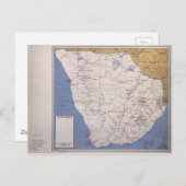 Carte de l'Afrique du Sud (décembre 1961) (Devant / Derrière)