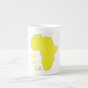 Carte de l'Afrique Mug