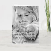 Carte de l'Agneau de Dieu (Dos)