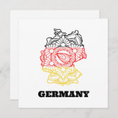 Carte de l'Allemagne Mandala (Devant / Derrière)