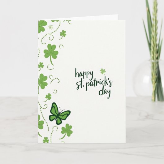 Carte de l'âme sœur pour la Saint-Patrick (Devant)
