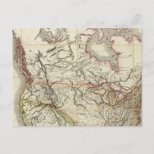 Carte de l'Amérique du Nord 4 (Devant)