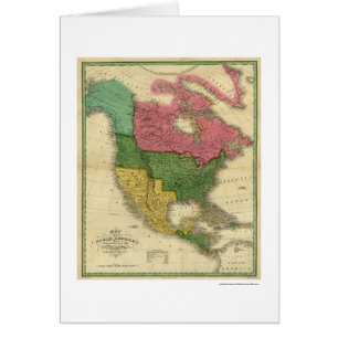 Carte de l'Amérique du Nord par le CAD. Vance 1826