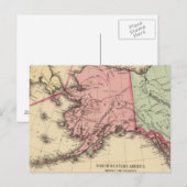 Carte de l'Amérique du Nord par Mitchell (Devant / Derrière)