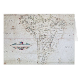 Carte de l'Amérique du Sud