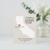 Carte de l'amour de la Californie Maison Douce Mai (Debout devant)