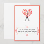 Carte de l'Amour de Ma Vie (Devant / Derrière)