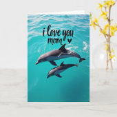 Carte de l'amour océanique pour maman (Fleur jaune)