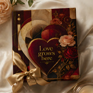 Carte de l'amour romantique de luxe "L'amour grand