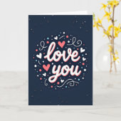 Carte de l'amour romantique éternel (Fleur jaune)