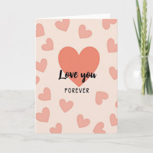 Carte de l'Amour Romantique pour Toujours