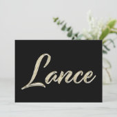 Carte de Lance White Gold (Debout devant)