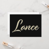 Carte de Lance White Gold (Devant/Arrière en situation)