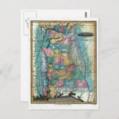 Carte de l'Ancien Alabama 1826 (Devant / Derrière)