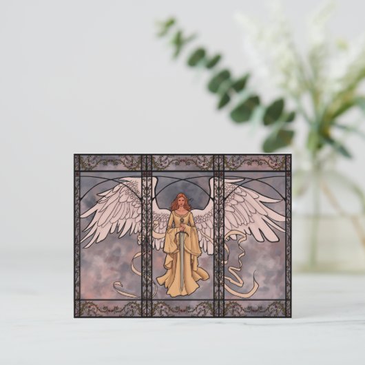 Carte de l'ange gardien (Debout devant)