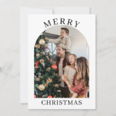 Carte de l'année Photo Collage de la carte de Noël (Devant)