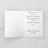 Carte de l'anniversaire de l'amant (Intérieur)