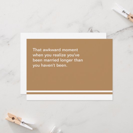 Carte de l'anniversaire de moment difficile (Devant/Arrière en situation)