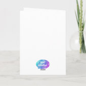 Carte de lapin AAC Pâques 'Chaque lapin communique (Dos)