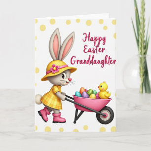 Carte de Lapin avec Brouette
