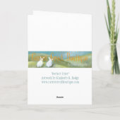 Carte de lapin Bunny (Dos)