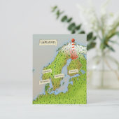 Carte de Laponie (Debout devant)